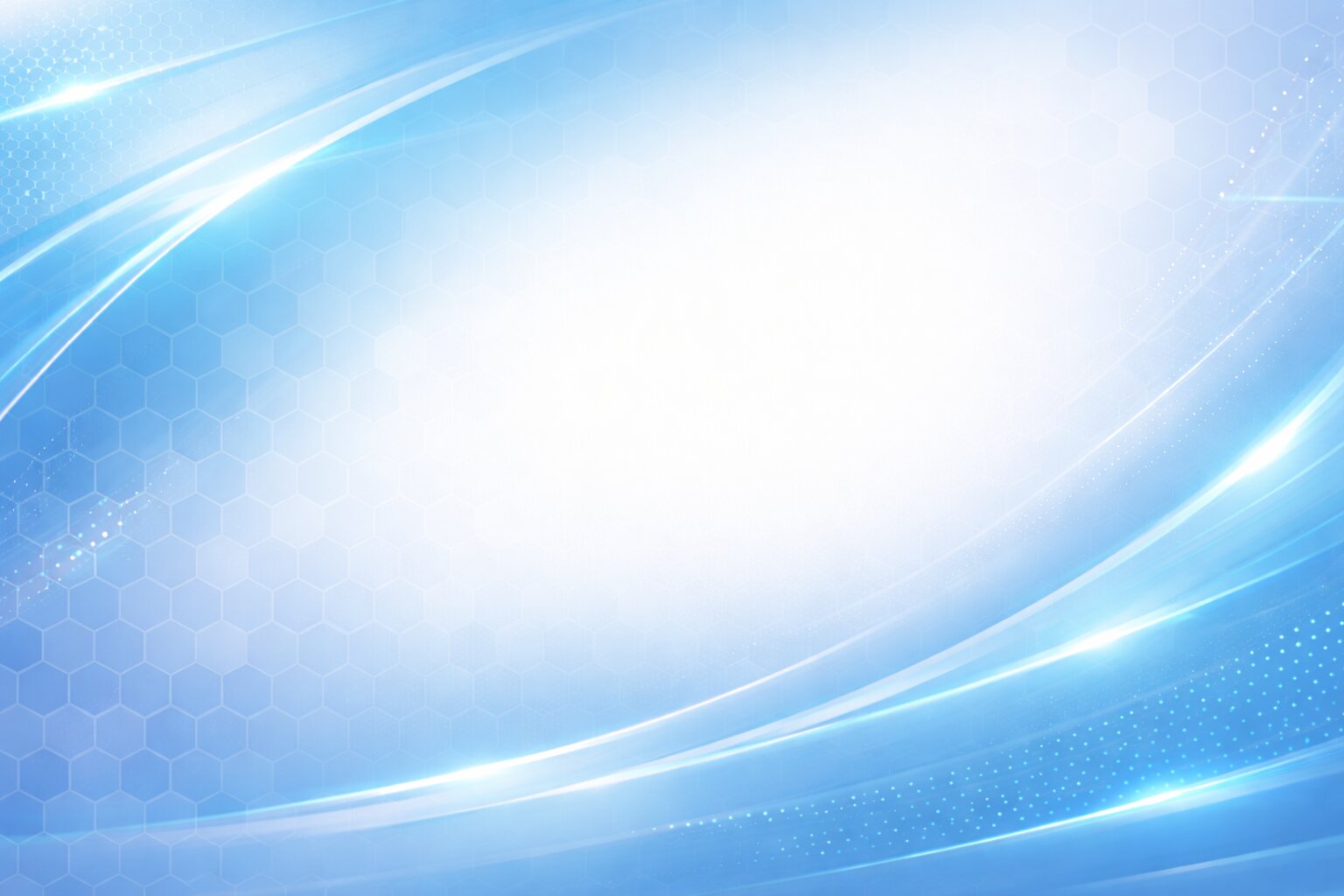 Abstract blue background with wavy lines